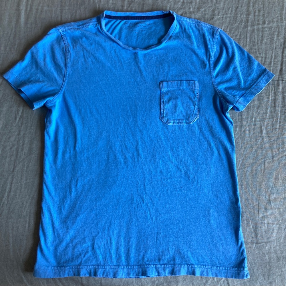 Carolina Blue Soft Wash Pocket Tee | Banana Republic